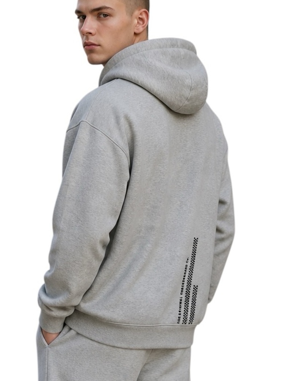 Vans THE ORIGINAL CHECKERBOARD Co. Men’s Grey Fleece Hoodie